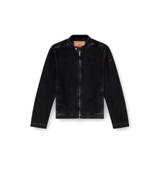Veste moto en denim délavé Diesel