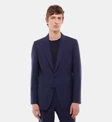 Veste de costume ajustée en laine Fursac