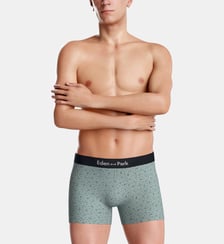 Boxer imprimé en coton Eden Park