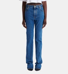 Pantalon en denim droit Balmain
