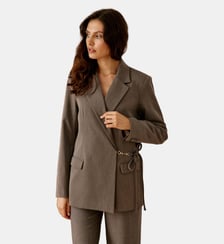 Veste col tailleur uni VIAMAO La Petite Etoile