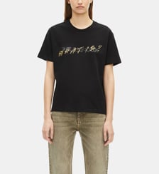 T-shirt logo en coton What Is The Kooples