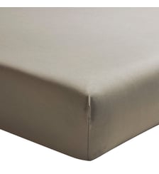Drap housse uni en percale de coton, bonnet de 40cm, PREMIÈRE Essix