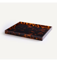 Plateau en acétate teinté, largeur 35 cm AM.PM