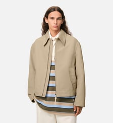 Veste Zippée en Coton AMI Paris