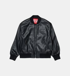 Veste biker avec logo Diesel Kids