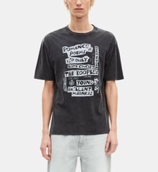 T-shirt avec sérigraphie Romance Poems The Kooples