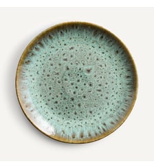 Lot de 4 assiettes plates grès émaillé AM.PM
