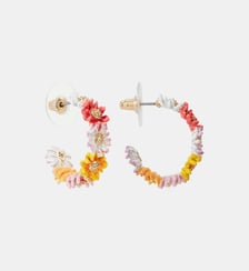 Créoles couronne de fleurs pâquerettes et zinnias Les Néréides