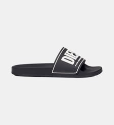 Sa-Mayemi-Claquettes en caoutchouc avec logo embossé Diesel