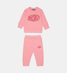 Survêtement avec logo Diesel Kids