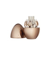 Ensemble pour 6 personnes (24 pièces) Rose Gold en métal argenté avec écrin - MOOD ASIA PRECIOUS Christofle