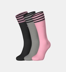 Lot de 3 paires de chaussettes signature et rayures coton mélangé Eden Park