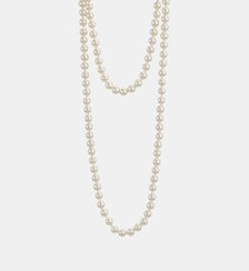 Sautoir perles de verre 8mm Balaboosté