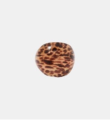 Grosse bague en verre léopard Balaboosté