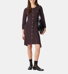 Robe tricot boutonnée Ikks