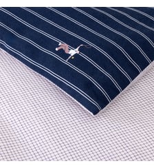 Housse de couette en satin de coton lavé Lacoste Home