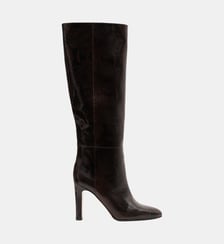 Teresa - Bottes En Cuir Imprimé Expresso Parallèle