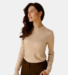 Pull col rond uni SOLFE La Petite Etoile