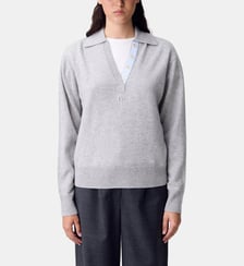 Pull polo laine Claudie Pierlot