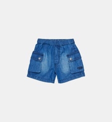 Short cargo avec logo Diesel Kids