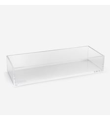 Plateau empilable transparent - Square Line Bath Bazaar