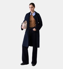 Manteau long en laine Liu Jo