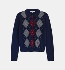 Polo en laine à losanges - REMA Gerard Darel