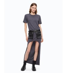 Robe en laine mélangée plus longue au dos Pinko