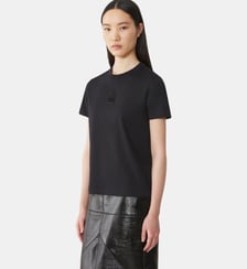 T-Shirt Brodé La Mère Et L'Enfant En Jersey Lanvin