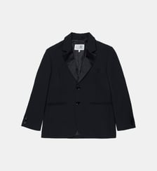 Veste blazer avec logo imprimé MM6 Maison Margiela