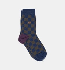 Chaussettes en coton peigné carreaux Billybelt