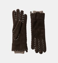Gant Femme Alix Cuir Agneau Double Face Manchette Alpaga Agnelle