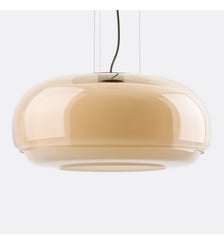 Suspension en verre coloré Ø45 cm La Redoute Interieurs