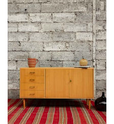 Enfilade à la belle essence de bois Margaret N°526- Produit chiné Debongout