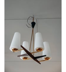 Suspension en verre Sonia N°32- Produit chiné Debongout