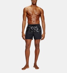 Short de bain court avec maxi logo Diesel