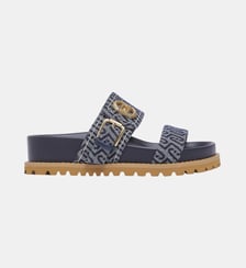 Sandales avec monogramme all-over Liu Jo