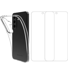 Pack Samsung A36 A56  coque + verre trempé Essentiel B
