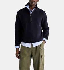 Pull col camionneur en laine The Kooples
