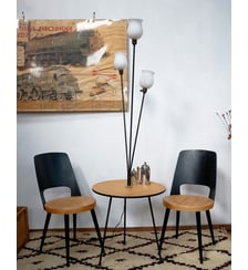 Lampadaire en métal Julien N°296- Produit chiné Debongout
