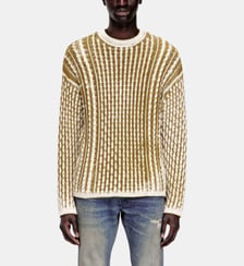 Pull torsadé à motif inversé Diesel