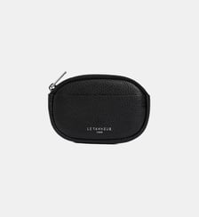 Porte monnaie zippé Lucien en cuir grainé Le Tanneur