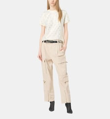 Pantalon multipoche en tricotine stretch Pinko