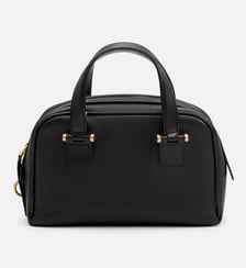 Petit sac bowling Georges unisexe en cuir de vachette AMI Paris