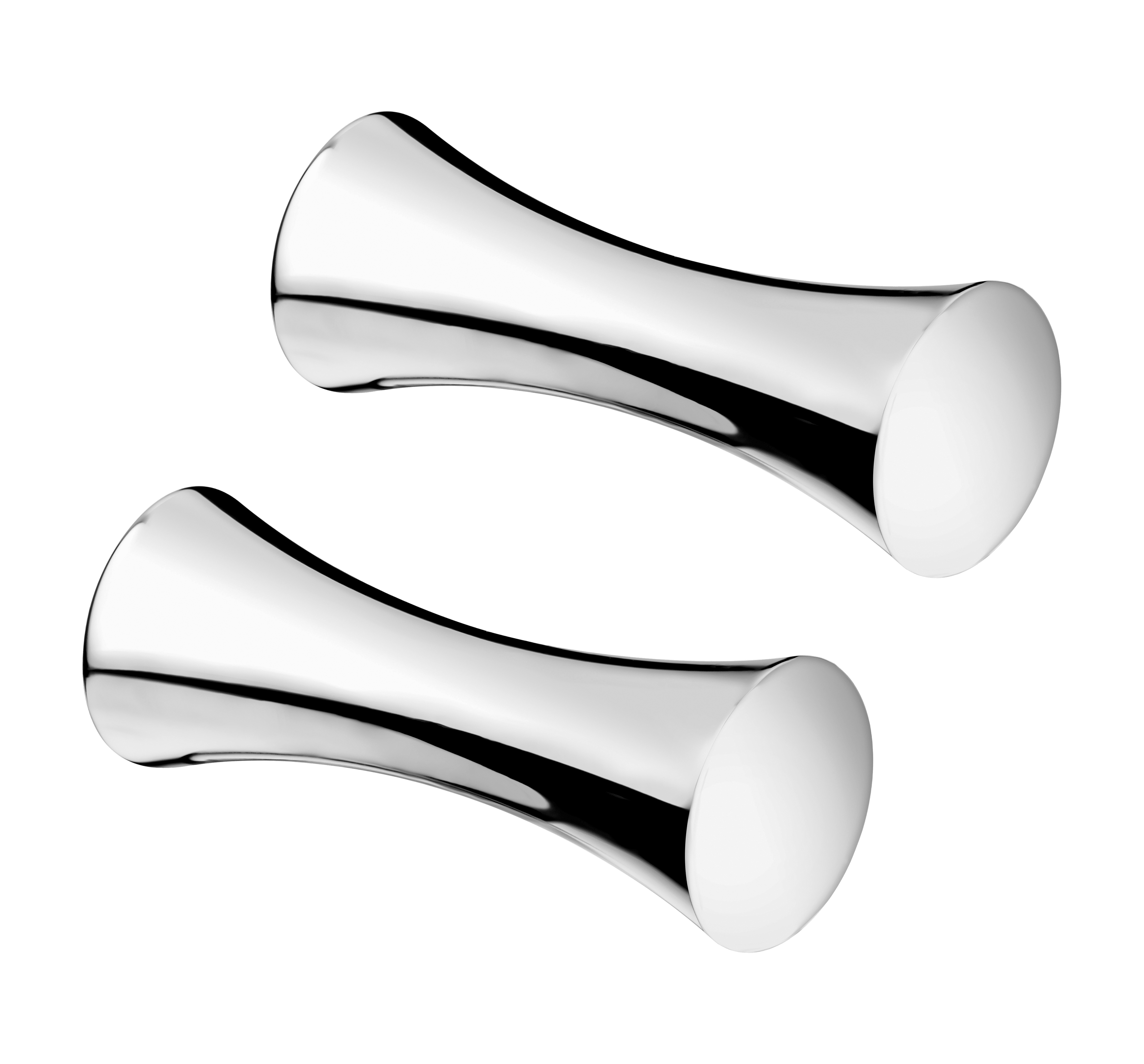 Ensemble de 2 porte-couteaux / baguettes en métal argenté - UNI Christofle
