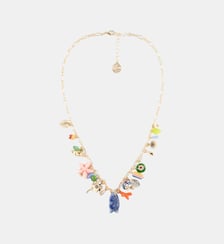Collier à charms fantaisie poisson en céramique Balaboosté