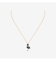 Collier doré jet flamingo - kuchi Caroline Najman