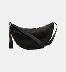 Petit sac hobo en cuir Sandro