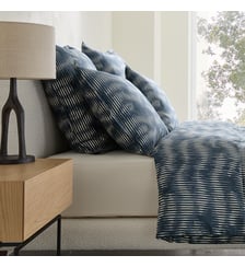 Taie d'oreiller en satin de coton lavé AM.PM